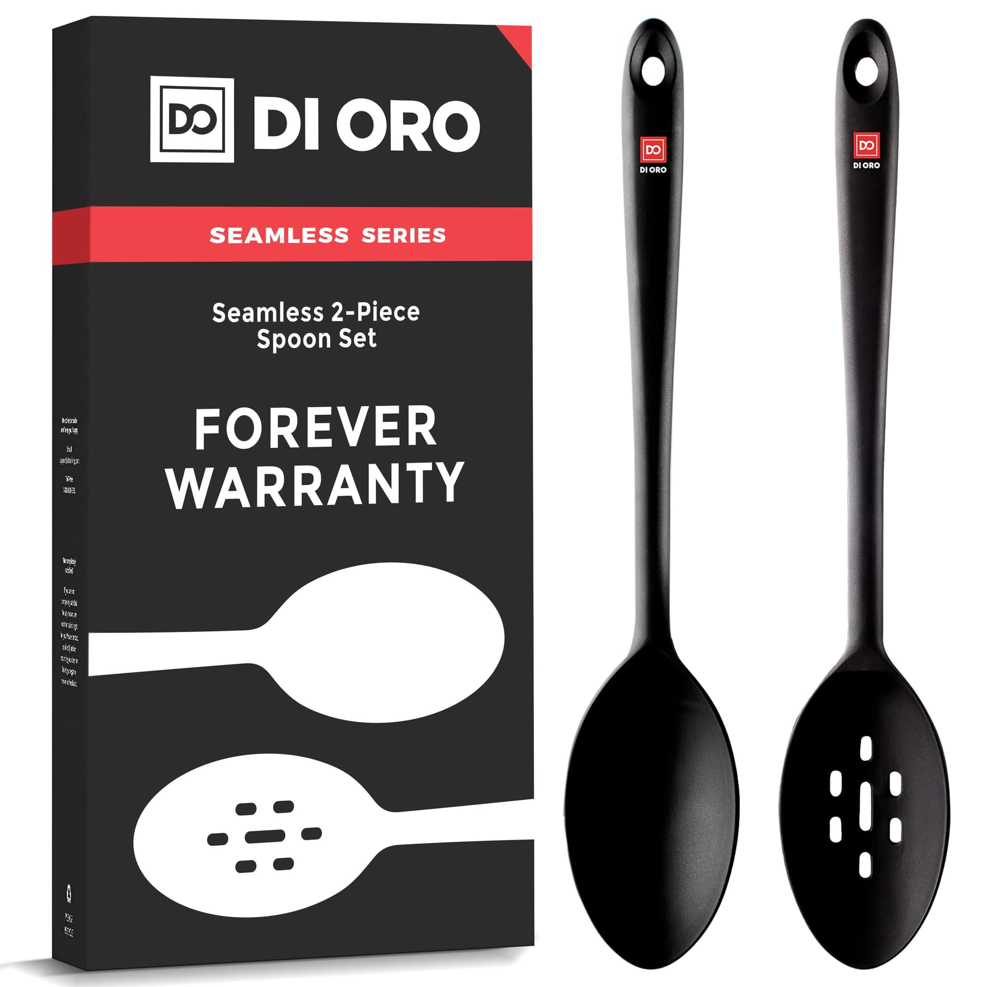 Amazon.com: DI ORO Silicone Spoons for Cooking - Large Kitchen